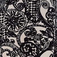 Black-White Paisley