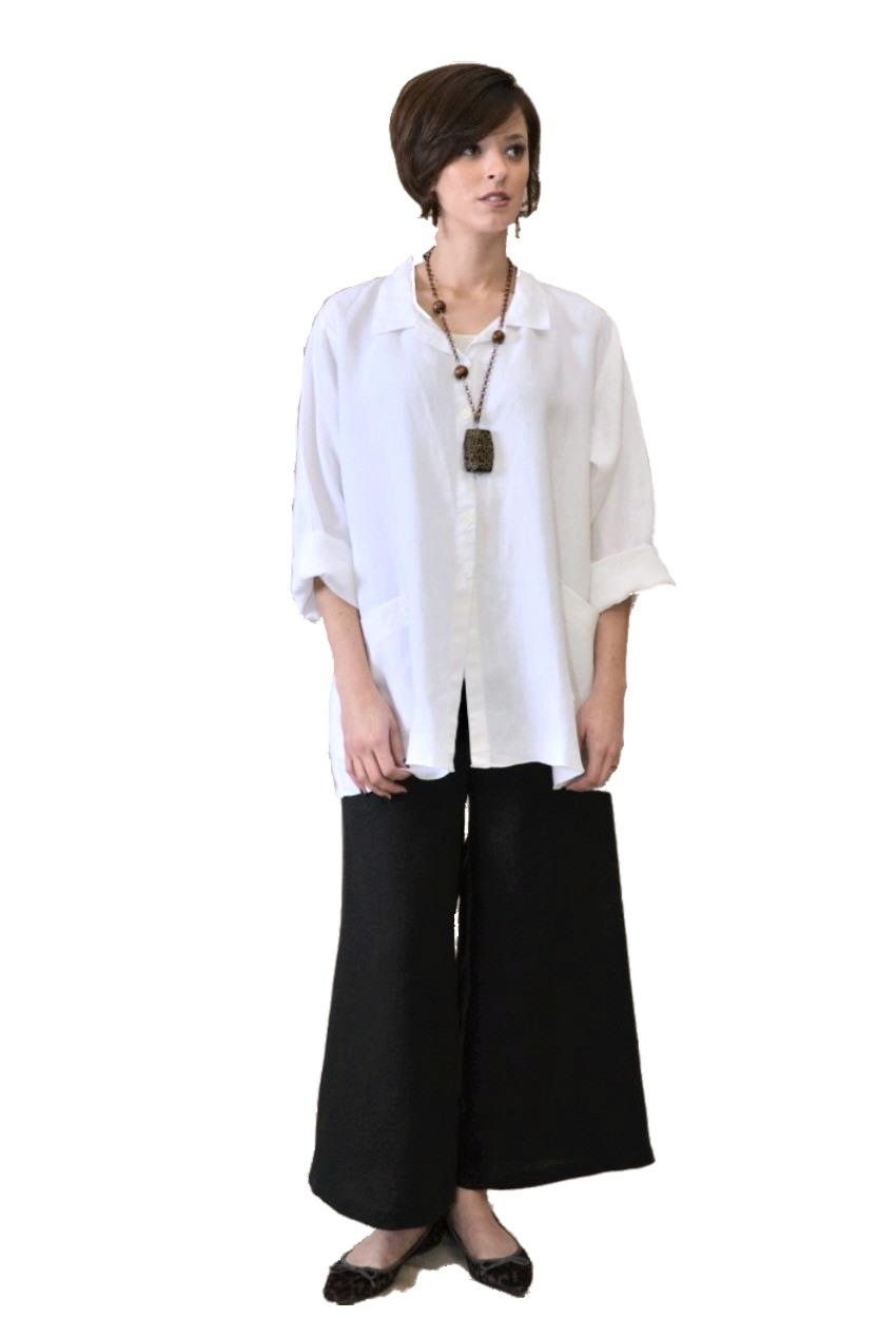 Linen Updated Palazzo Pant